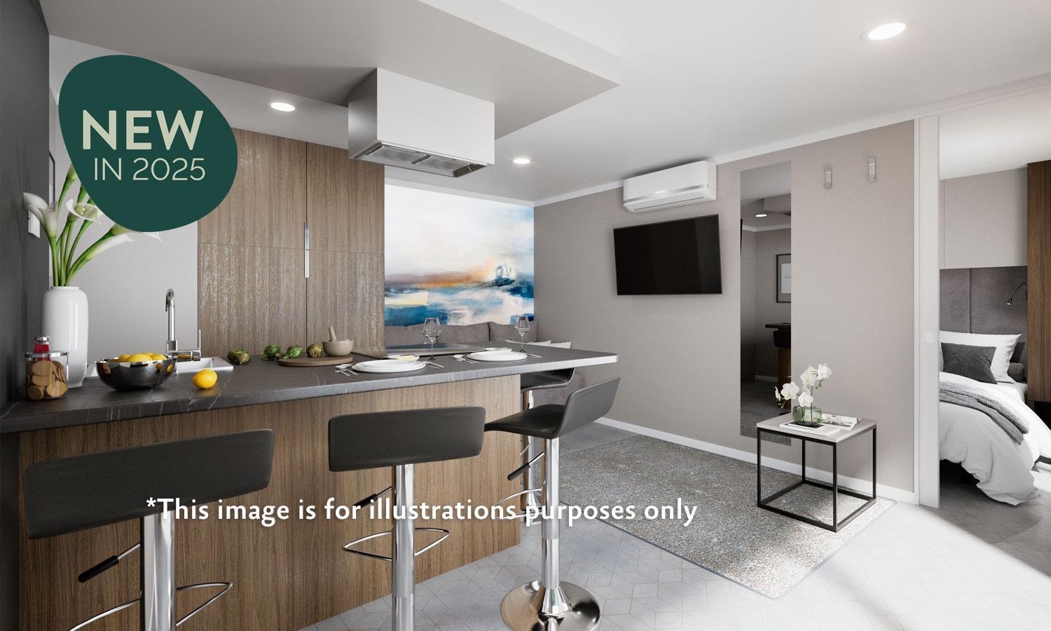 Aminess Style Glamping Villas & Holiday Homes Atea Njivice Dış mekan fotoğraf Interior of a typical apartment