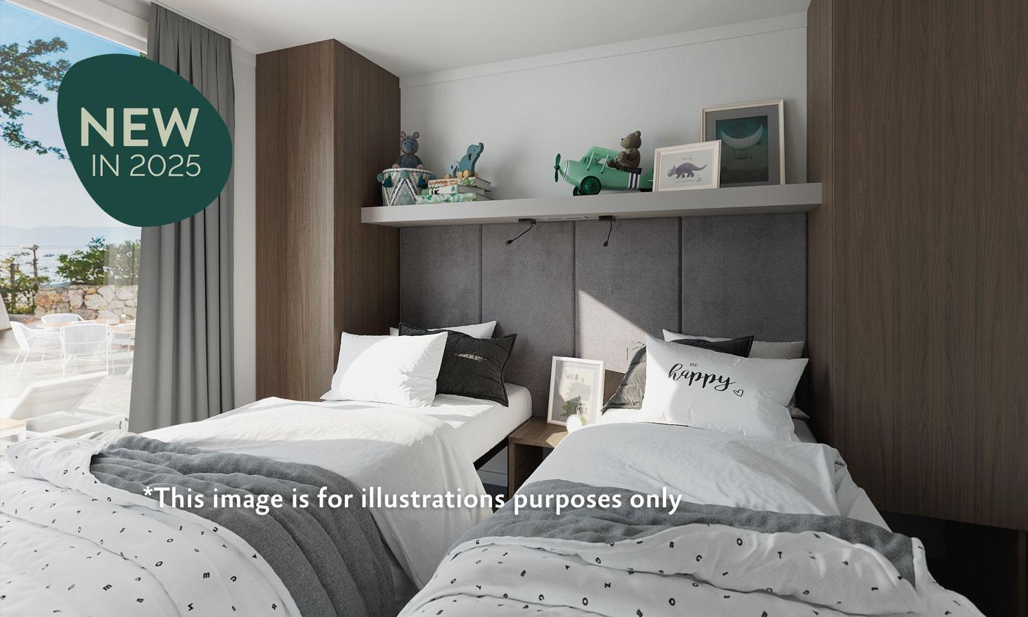 Aminess Style Glamping Villas & Holiday Homes Atea Njivice Dış mekan fotoğraf The new bedroom design for the 2025 Student Village