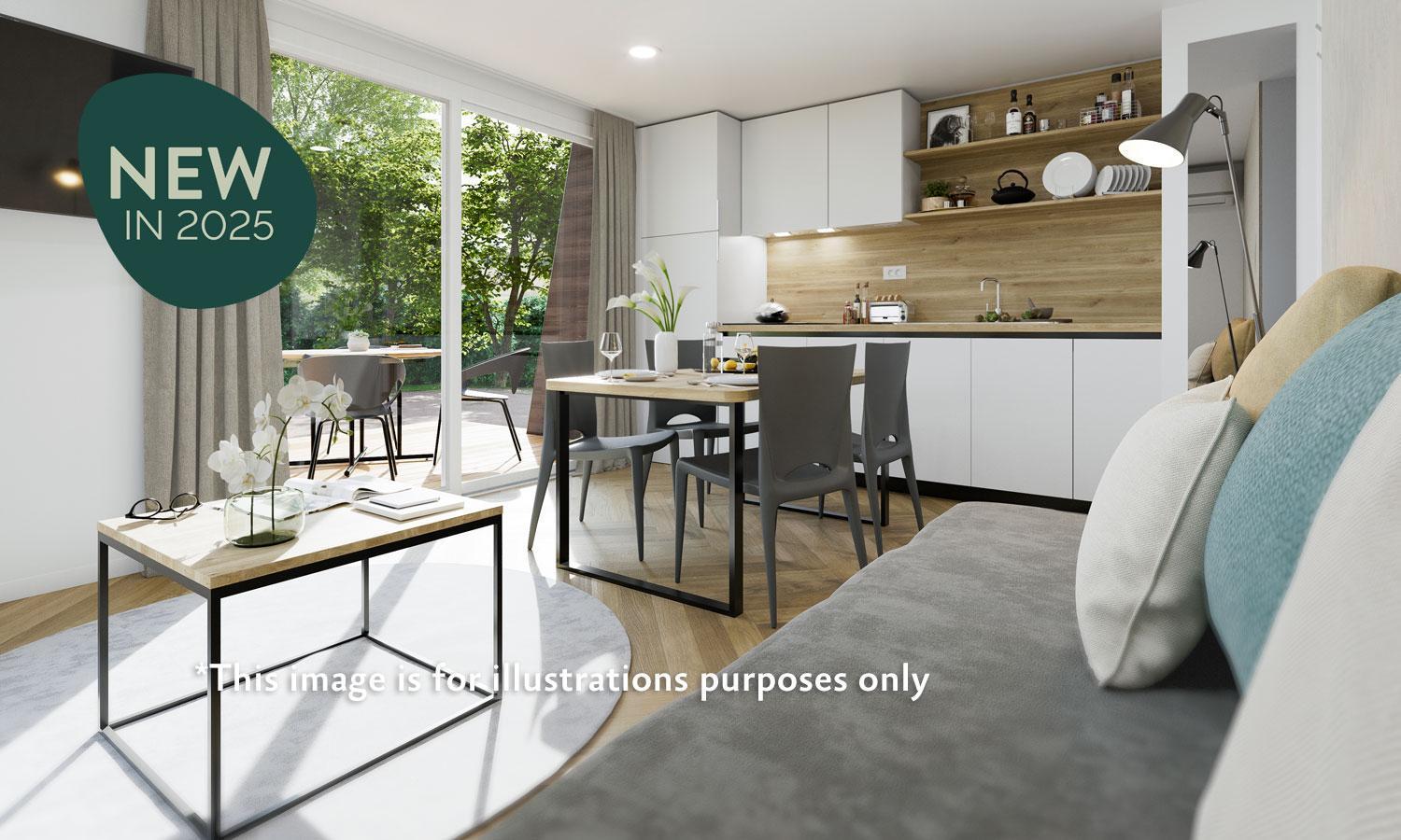 Aminess Style Glamping Villas & Holiday Homes Atea Njivice Dış mekan fotoğraf Interior of a typical apartment