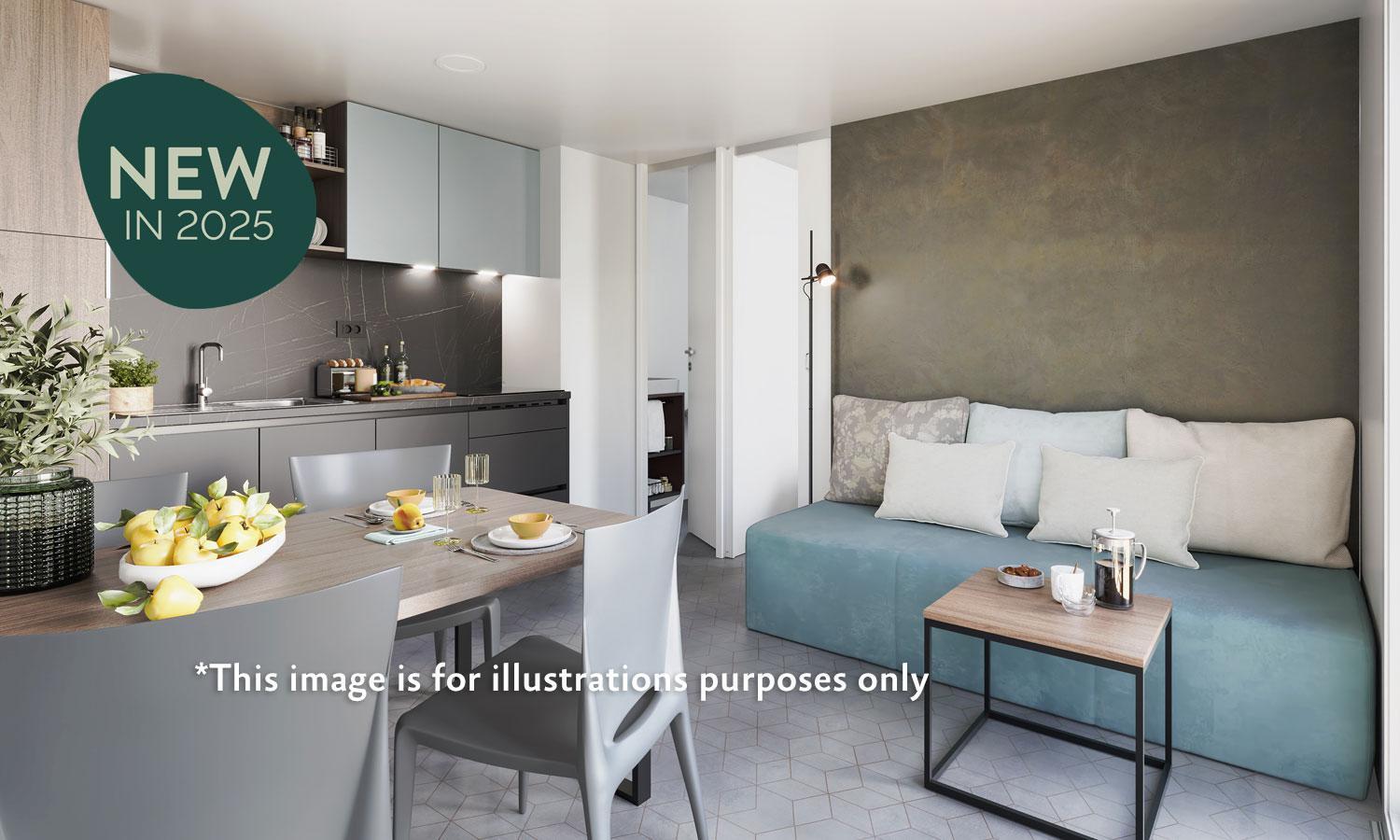 Aminess Style Glamping Villas & Holiday Homes Atea Njivice Dış mekan fotoğraf Interior of a typical apartment