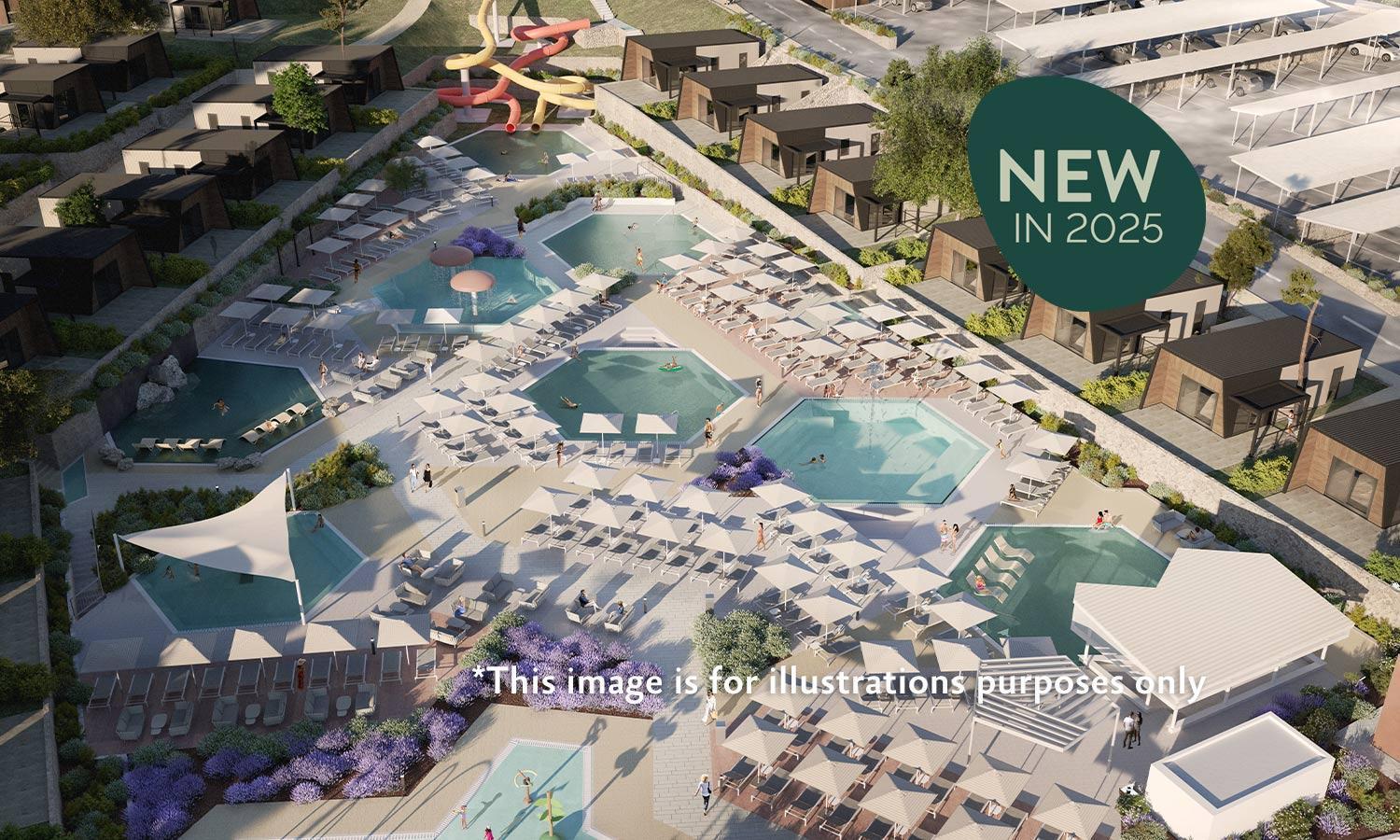 Aminess Style Glamping Villas & Holiday Homes Atea Njivice Dış mekan fotoğraf The proposed new resort